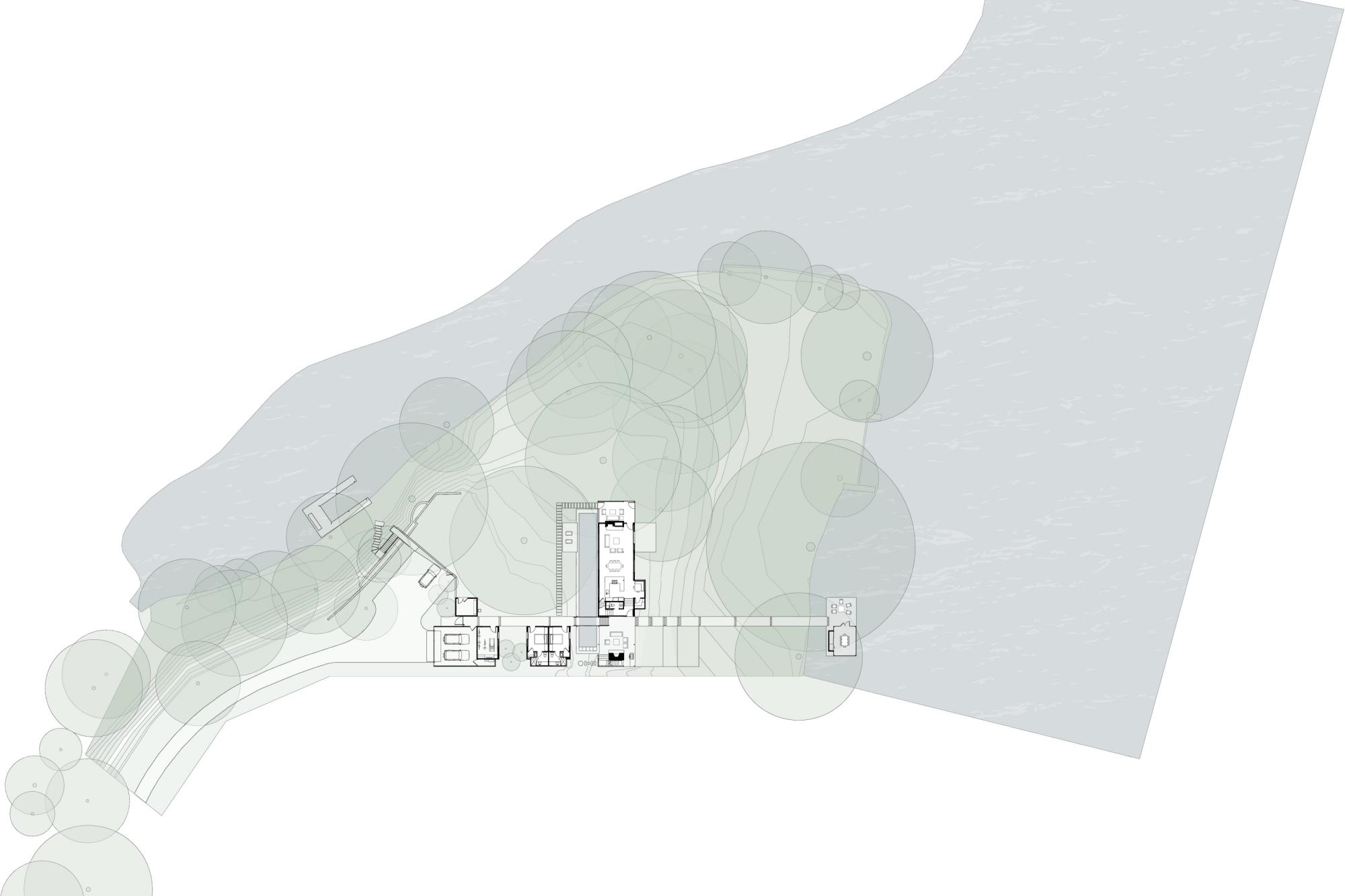  Hog Pen Creek Residence site plan