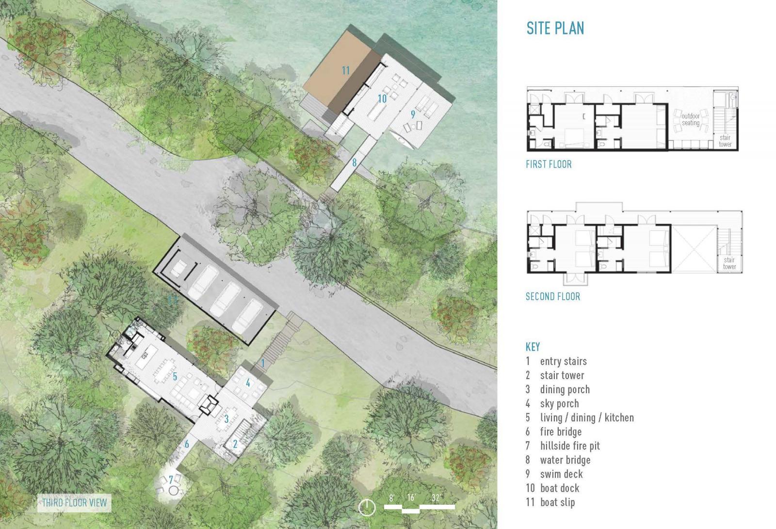 Blue Lake Retreat site plan