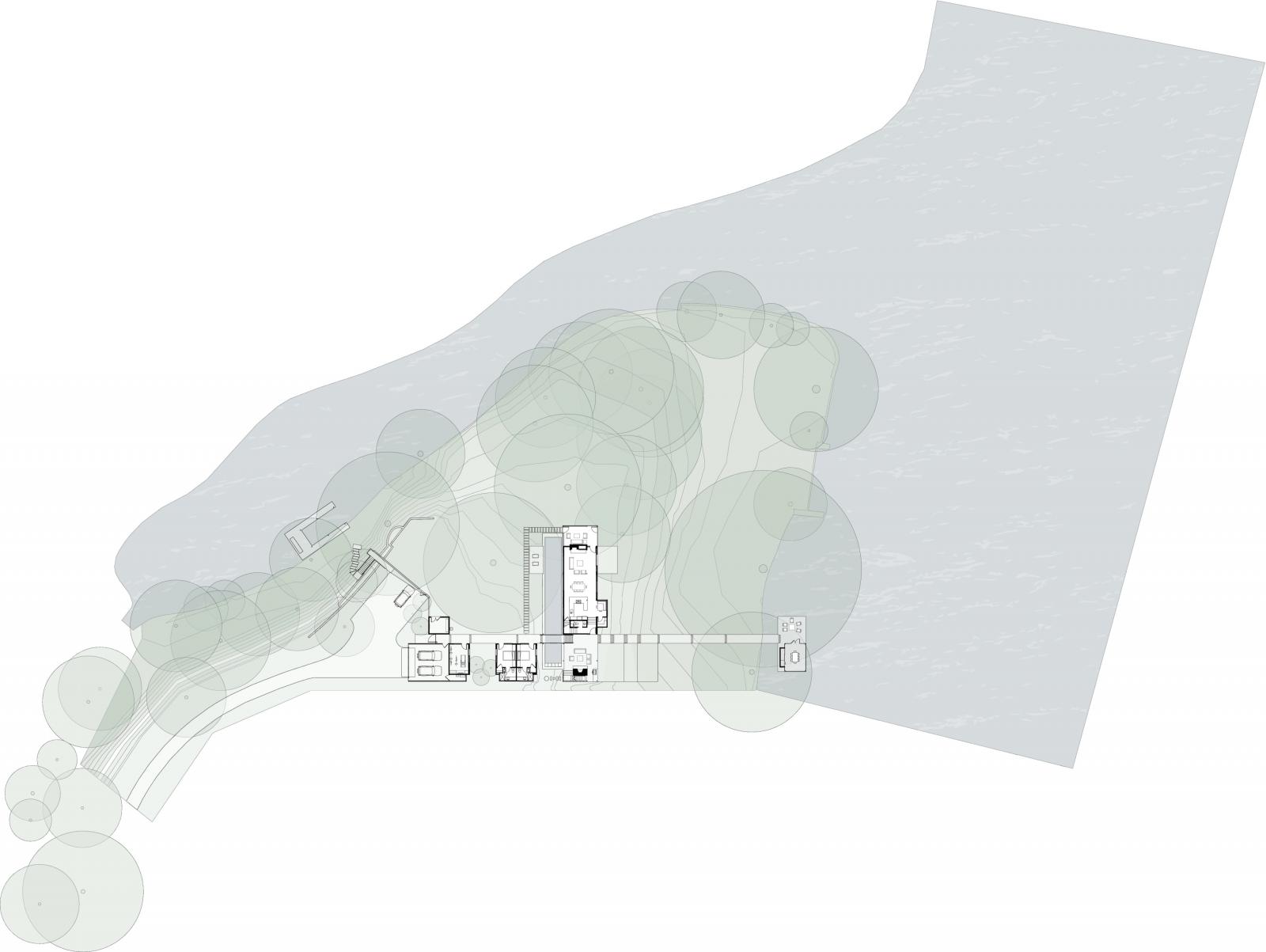 Hog Pen Creek Residence site plan Hog Pen Creek Residence site plan
