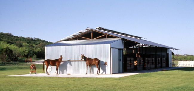 Rolling saddle cart and overhangs.