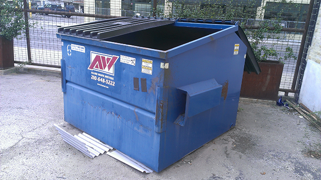 dog run dumpster