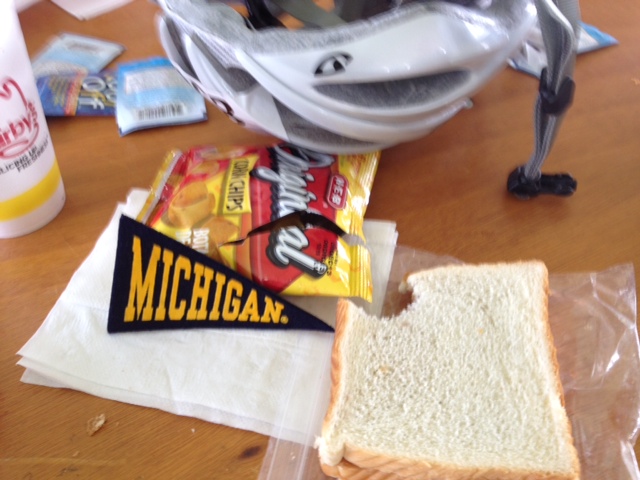 with my PB&J
