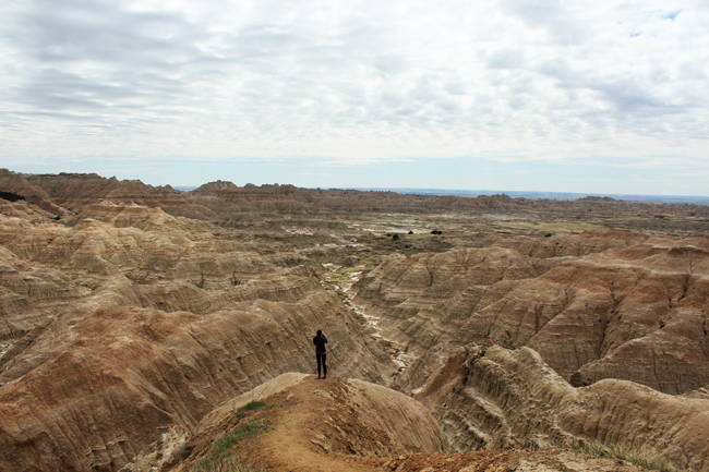 19_Sarah (not a prairie dog) in the Badlands