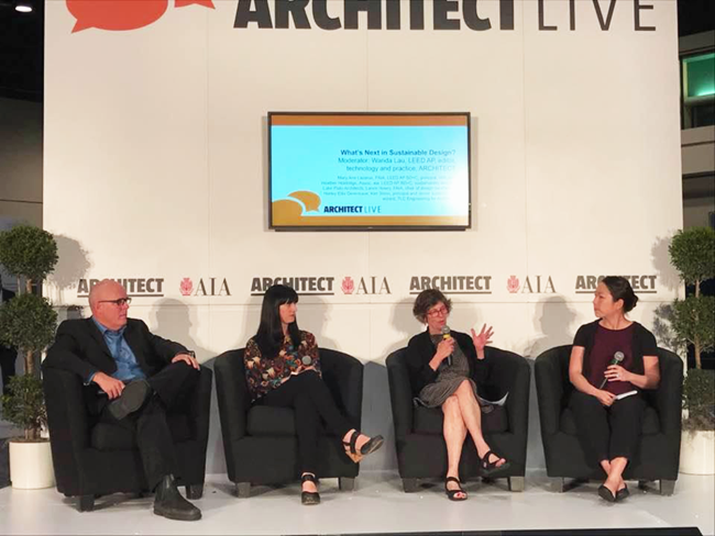 I participated in a panel discussion hosted by ARCHITECT Magazine